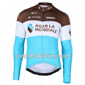 Maglia 2018 AG2R La Mondiale N002 Manica Lunga
